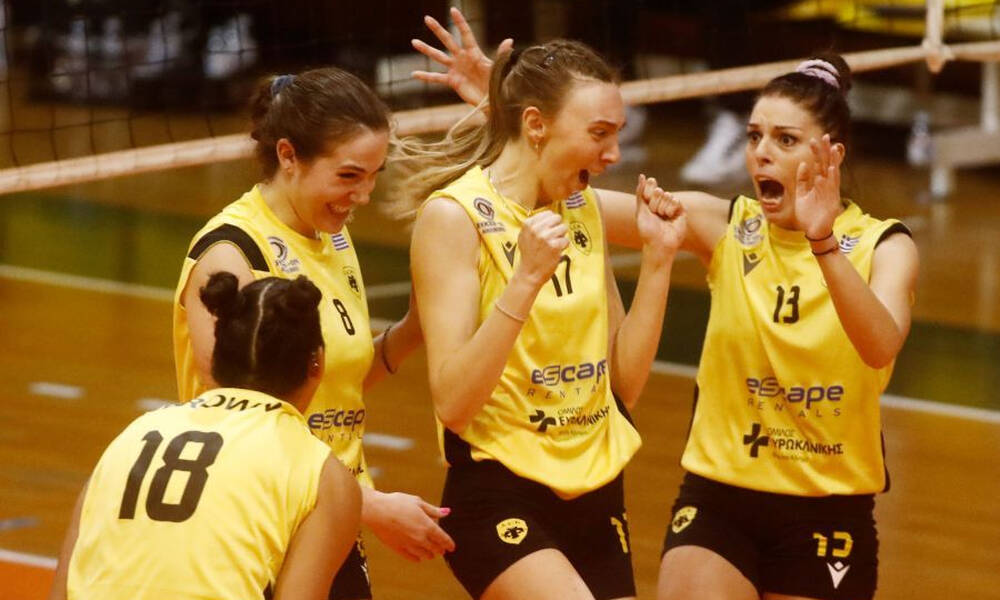 Volleyleague Γυναικών: Προελαύνει ο Παναθηναϊκός, μεγάλη νίκη η ΑΕΚ στη Μίκρα (photo)