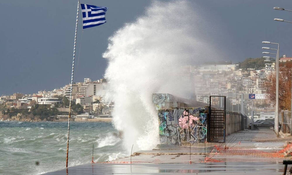 Έκτακτο δελτίο καιρού - Έρχεται πολικός αεροχείμαρρος με θυελλώδεις ανέμους