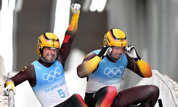  Χειμερινοί Ολυμπιακοί Αγώνες:Three-peat για τους «χρυσούς» Βεντλ και Αρλτ στο διθέσιο λουτζ (video)