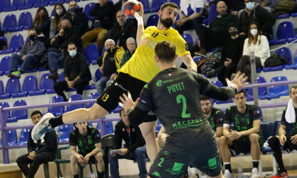 Χάντμπολ: Τεράστια νίκη η ΑΕΚ που ελπίζει - Έβγαλε νοκ άουτ τη Νιμ (photos)