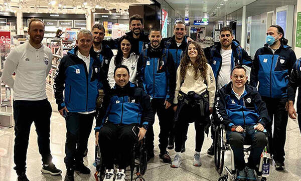 ΕΠΕ: «Πέταξε» για Πεκίνο η ελληνική αποστολή για τους Χειμερινούς Παραολυμπιακούς Αγώνες (photos)