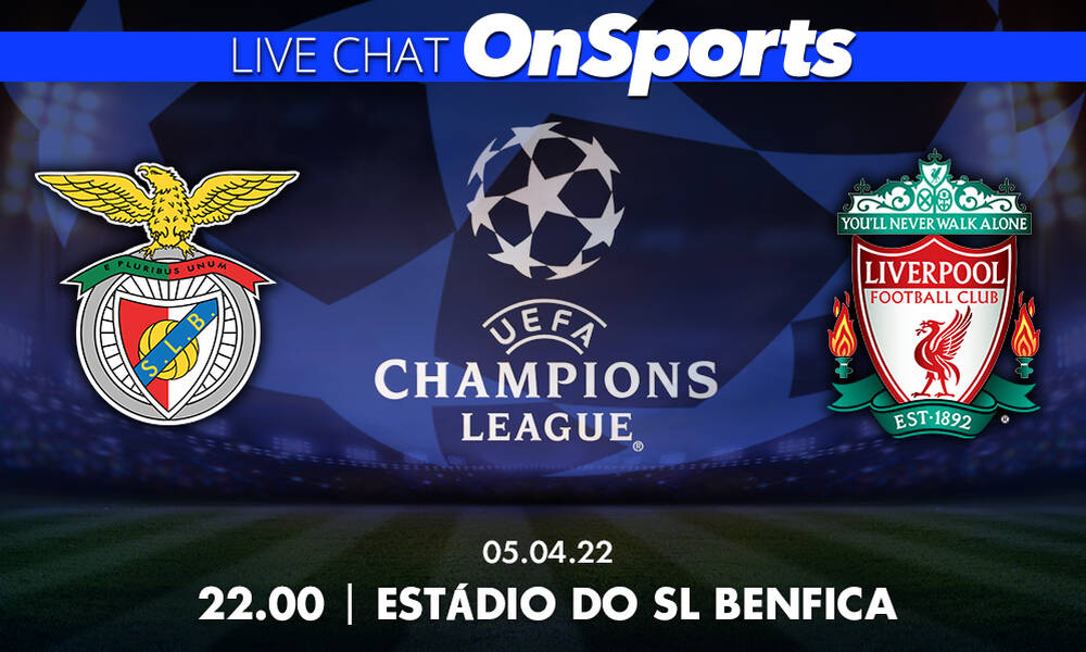 Live Chat Μπενφίκα-Λίβερπουλ 1-3 (τελικό)