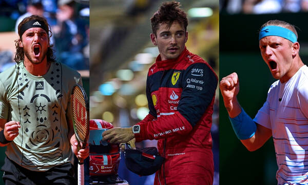 Στέφανος Τσιτσιπάς: Ο υποψήφιος πρωταθλητής της Formula 1 είδε το back to back στο Μόντε Κάρλο 