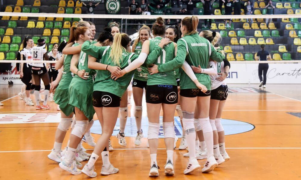 Volley League γυναικών: Ρεβάνς και πρώτο βήμα προς τον τελικό ο Παναθηναϊκός, 3-0 σετ τον ΠΑΟΚ(pics)