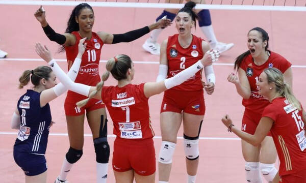 Volley League Γυναικών: Προβάδισμα στην υπόθεση τίτλου ο Ολυμπιακός, 3-1 σετ τον Παναθηναϊκό
