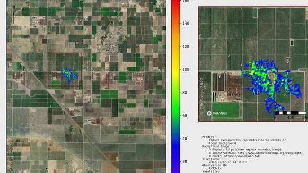 Κλιματική αλλαγή: Οι εκπομπές μεθανίου από το ρέψιμο των αγελάδων ορατές από το διάστημα