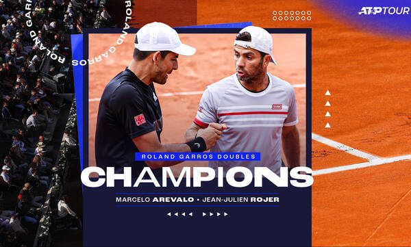 Τελικός Roland Garros: Νικητές στο διπλό οι Αρβάλο/Ρόγερ	