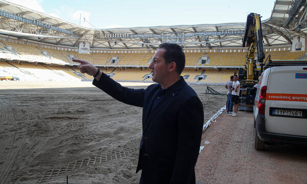 ΑΕΚ: Επισκέφτηκε το «OPAP Arena» ο Στέλιος Πέτσας