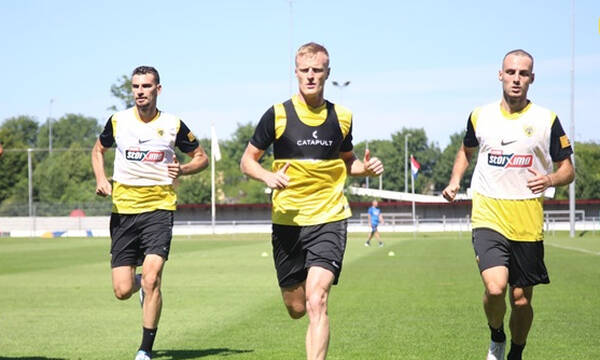 AEK: H πρώτη προπόνηση στην Ολλανδία (video)