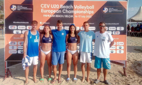 Ευρωπαϊκό beach volleyball Κ20: Στην 9η θέση Καρδούλιας, Καλιόζης, 17ες Πιτσιγκώνη, Γκιζέττη