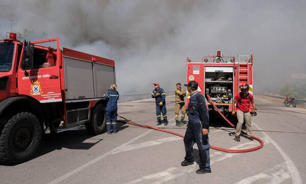 Live:Υπό έλεγχο η φωτιά στη Σαλαμίνα, καλύτερη η εικόνα στα Μέγαρα