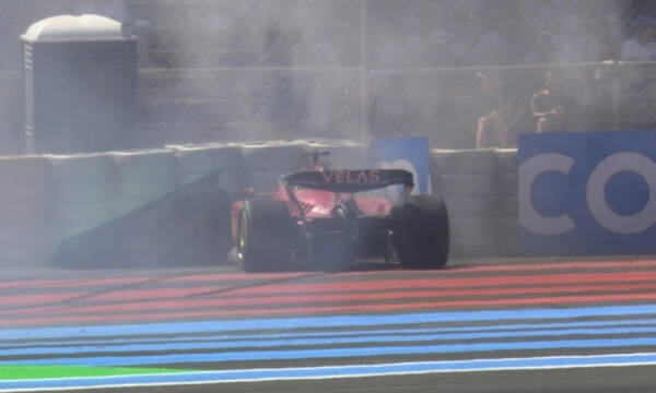 Formula 1: Καταστροφή για τη Ferrari, αποχώρησε ο Λεκλέρκ - Έπεσε στον τοίχο (video)