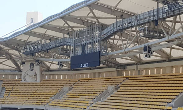 ΑΕΚ: Τοποθετούνται δύο σύγχρονα scoreboards στην «OPAP Arena»
