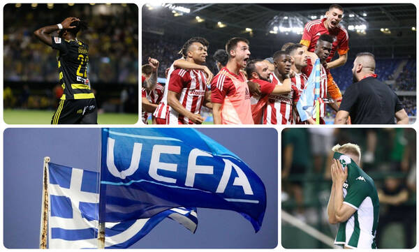 Βαθμολογία UEFA: Ευρωπαϊκός εφιάλτης, μόνο η Ελλάδα συνεχίζει με μία ομάδα