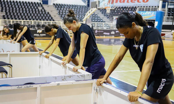 Volley League Γυναικών: Με όνειρα και προσδοκίες η «πρώτη» του ΠΑΟΚ με ομιλία και προπόνηση