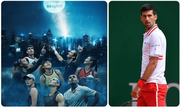 US Open: Χωρίς τον Νόβακ Τζόκοβιτς η αφίσα με τα «αστέρια» - Νέο κίνημα «Let Novak Play»