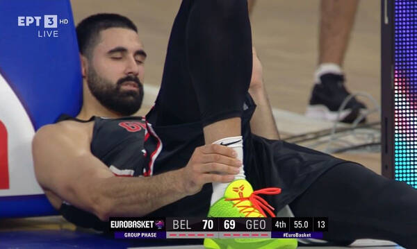 Eurobasket 2022: Άσχημος τραυματισμός για Μπιτάτζε - Γύρισε τον αστράγαλό του (video)