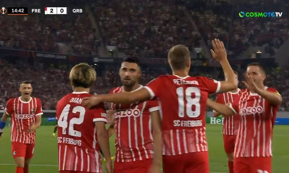 Europa League: Καταιγιστική Φράιμπουργκ, 2-0 στο 15’! (Video)