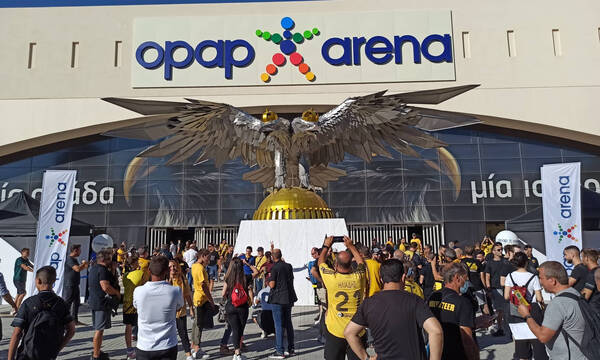 ΑΕΚ: Οι πρώτες εικόνες από την Opap Arena - Ξεσηκωμός στη Νέα Φιλαδέλφεια (videos)