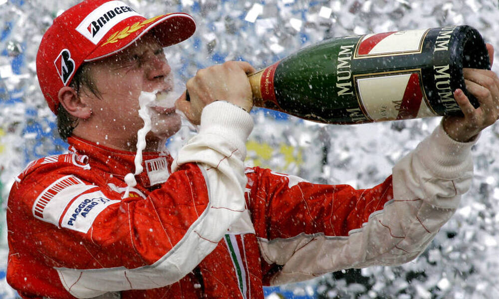 O Kimi Raikkonen λατρεύει το ποτό γιατί τον κάνει καλύτερο