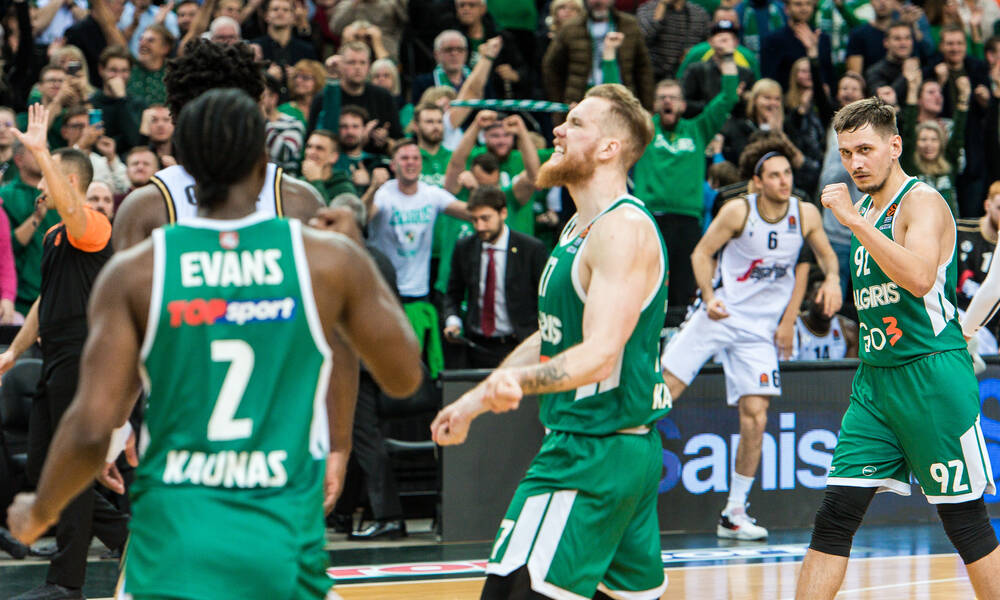 Euroleague: Πρώτη νίκη για Ζαλγκίρις με μοιραίο Μίλος Τεόντοσιτς