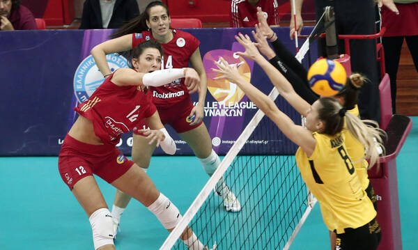 Volley League Γυναικών: Πήρε το ντέρμπι με ΑΕΚ ο Ολυμπιακός