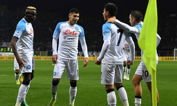 Serie A: Δεν τη σταματά κανείς – «Διπλό» στο Μπέργκαμο η Νάπολι! (Video)