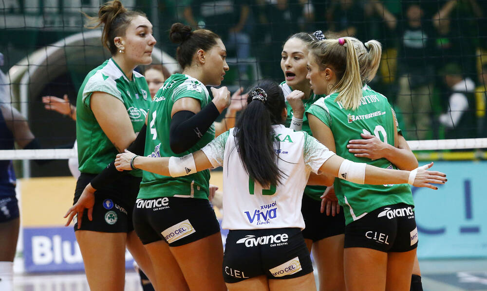 Volley League: Συνέχισαν με νίκες Παναθηναϊκός, Ολυμπιακός, ΠΑΟΚ και ΑΕΚ - Η βαθμολογία