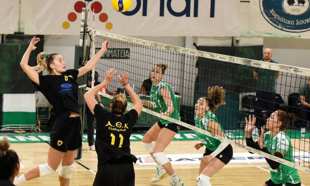 Volley League Γυναικών: Με αθηναϊκό ντέρμπι, ΑΕΚ-Παναθηναϊκός η 5η αγωνιστική
