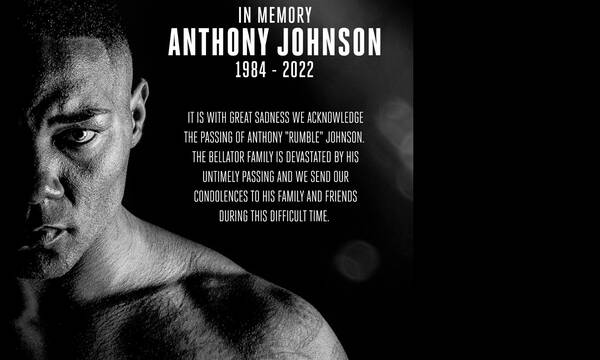 Στο πένθος βυθίστηκε το ΜΜΑ: Απεβίωσε μόλις στα 38 του χρόνια ο Άντονι «Ραμπλ» Τζόνσον