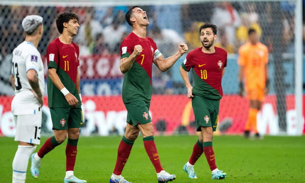 Μουντιάλ 2022 - Πορτογαλία-Ουρουγουάη 2-0: Πρόκριση με οδηγό τον Μπρούνο Φερνάντες (vids)