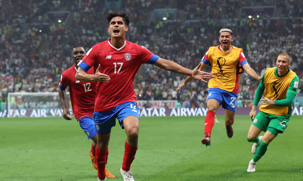 Μουντιάλ 2022: Έβαλε «φωτιά» η Κόστα Ρίκα - Ισοφάρισε την Γερμανία ο Τεχέδα