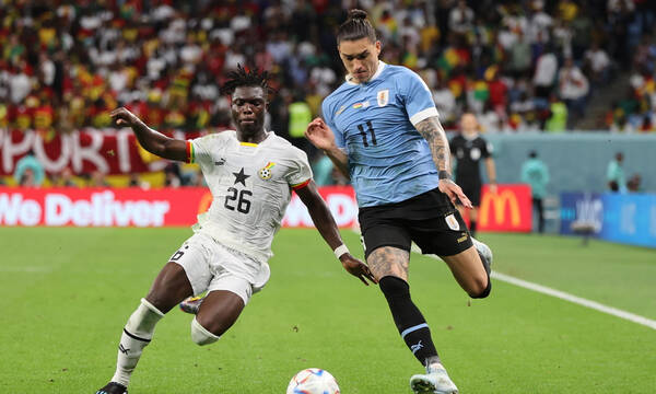 Μουντιάλ 2022 - Γκάνα-Ουρουγουάη 0-2: Αποκλεισμός-σοκ παρά τη νίκη της