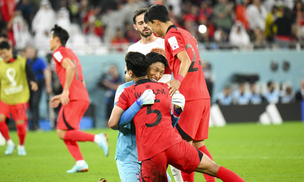 Μουντιάλ 2022: Στα νοκ άουτ με ανατροπή θρίλερ η N. Kορέα - Tα highlights με Πορτογαλία