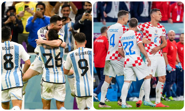 Μουντιάλ 2022: Αργεντινή και Κροατία για μια θέση στον τελικό