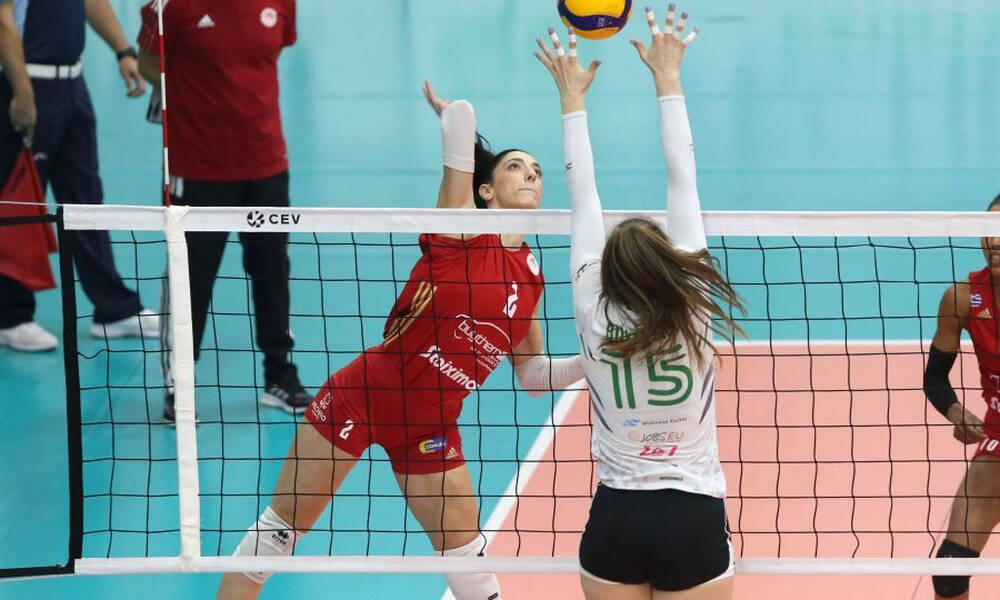 CEV Cup Γυναικών: Προβάδισμα για τα προημιτελικά ο Ολυμπιακός