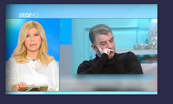 Ζήνα Κουτσελίνη: «Έσπασε» on air για τον Γιώργο Καραϊβάζ