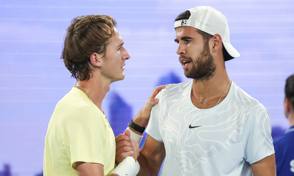 Australian Open: Αποσύρθηκε ο Κόρντα, στα ημιτελικά ο Κατσάνοφ