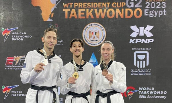 Τάε Κβον Ντο: Χρυσό μετάλλιο ο Ραψομανίκης, «ασημένιος» ο Τεληκωστόγλου, «χάλκινη» η Μητσοπούλου