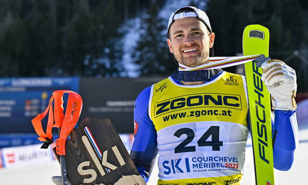 Αλπικό σκι: Ιστορικό ασημένιο ο Γκιννής, πρώτος Έλληνας που κατακτά μετάλλιο σε Παγκόσμιο Πρωτάθλημα