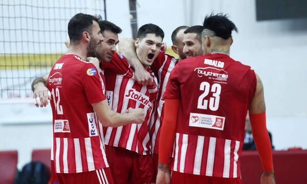 Volley League: Οριστικά πρώτος ο Ολυμπιακός | Τα αποτελέσματα και η βαθμολογία