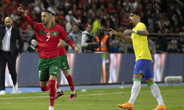 Εκπληκτικό Μαρόκο! Φιλική νίκη επί της Βραζιλίας που παραμένει σε κρίση (video)