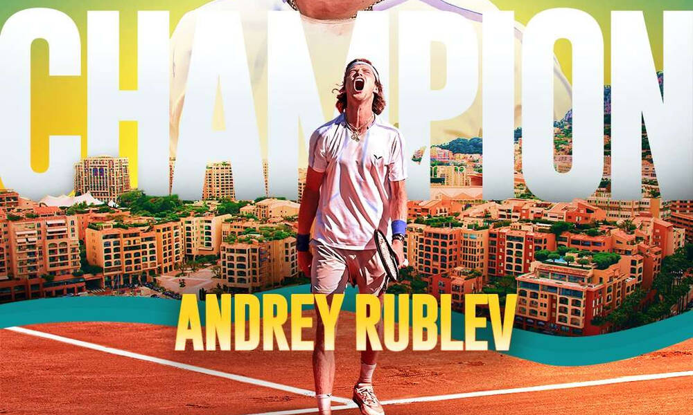 Τένις: Ο Ρούμπλεφ πήρε το τουρνουά του Μόντε Κάρλο 