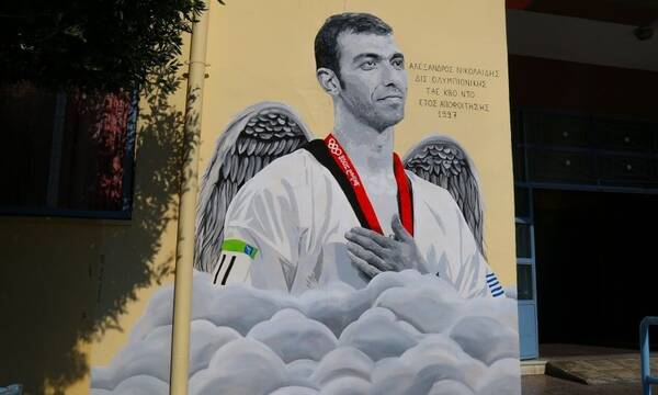 Αλέξανδρος Νικολαΐδης: Συγκινητικό γκράφιτι σε Λύκειο της Σταυρούπολης (video)