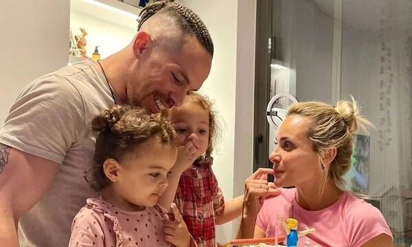 Πετρούνιας - Μιλλούση: Η τούρτα γενεθλίων, οι ευχές και οι οικογενειακές φωτογραφίες