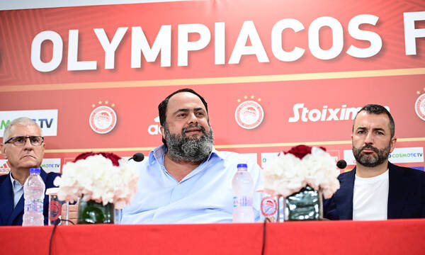Ολυμπιακός, Μαρινάκης: «Σήψη στο ελληνικό ποδόσφαιρο | Κορυφαίος ο Κορδόν, φιλόδοξος ο Μαρτίνεθ»