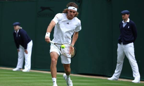 Στέφανος Τσιτσιπάς: Την Τετάρτη (5/7) η συνέχεια του αγώνα με τον Τιμ για το Wimbledon