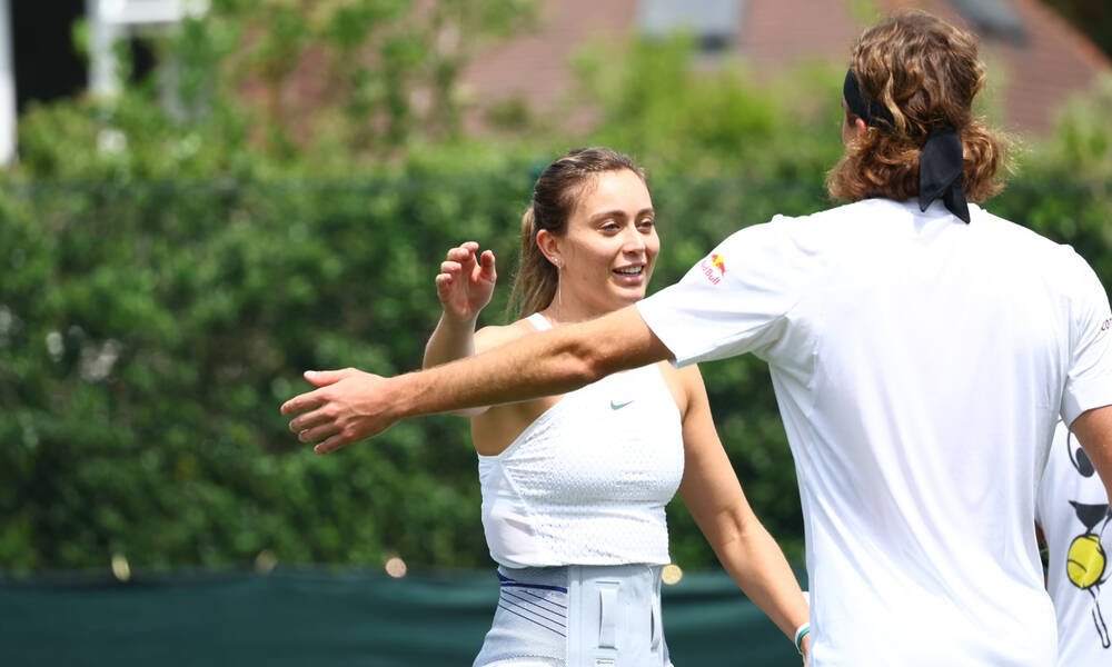 Στέφανος Τσιτσιπάς – Πάουλα Μοντόσα: Μαζί στη ζωή, μαζί και στα court του Wimbledon