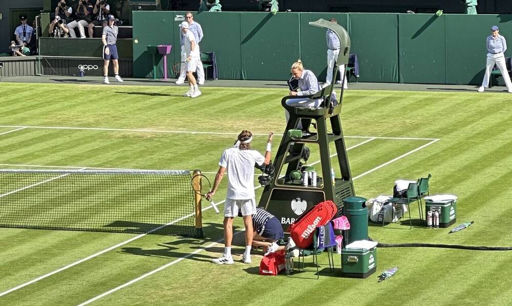 Στέφανος Τσιτσιπάς: Έντονες αποδοκιμασίες στο Wimbledon για τον Έλληνα τενίστα