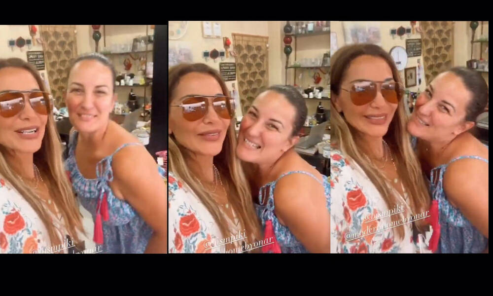 Η αδελφή του Μπισμπίκη άνοιξε μαγαζί και η Βανδή έσπευσε να ψωνίσει